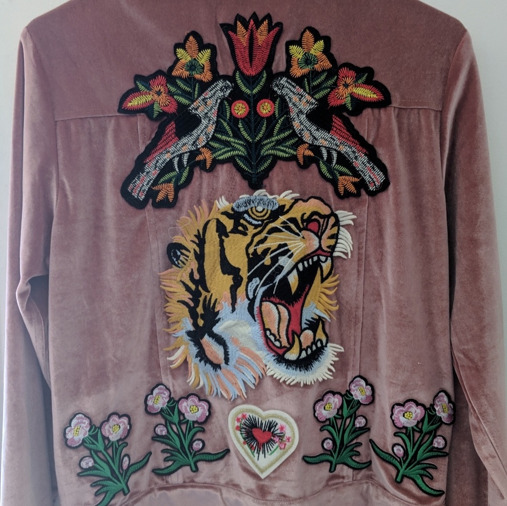 boohoo Velvet Jacket - Picture 4 of 7